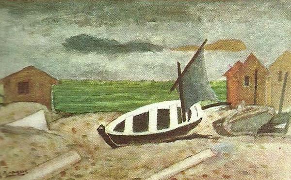 georges braque batar pa stranden oil painting picture